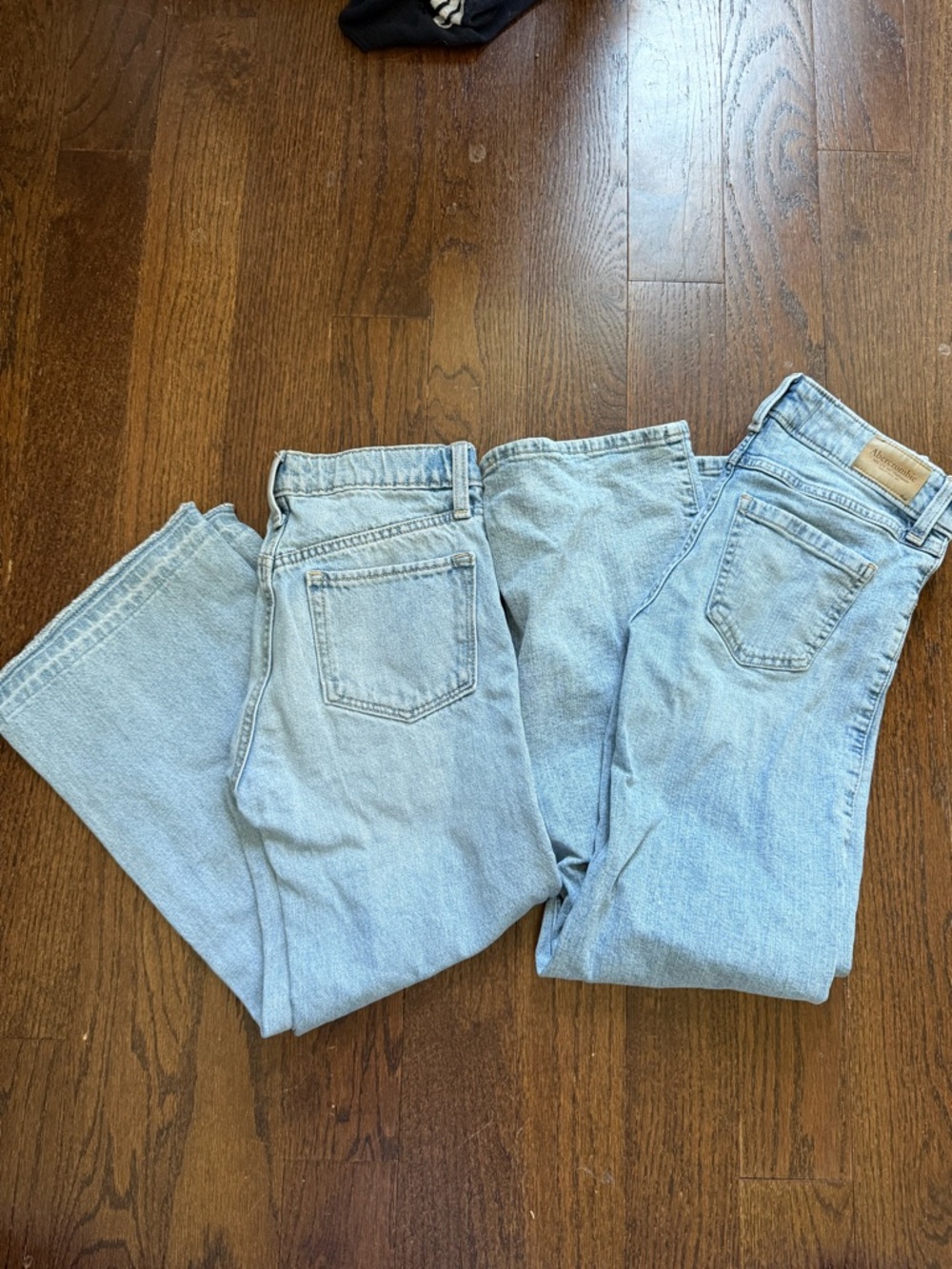 abercrombie kids Light Blue Straight Jeans